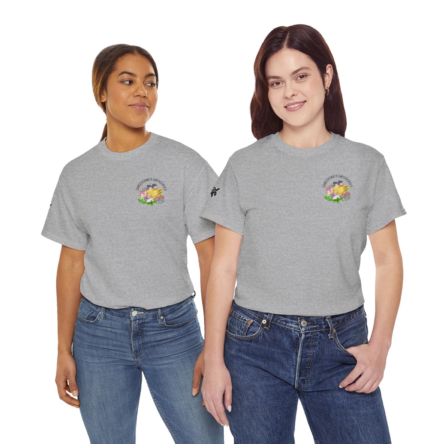 Christine's Groceries Logo Wear Event Shirt Unisex Cotton Tee