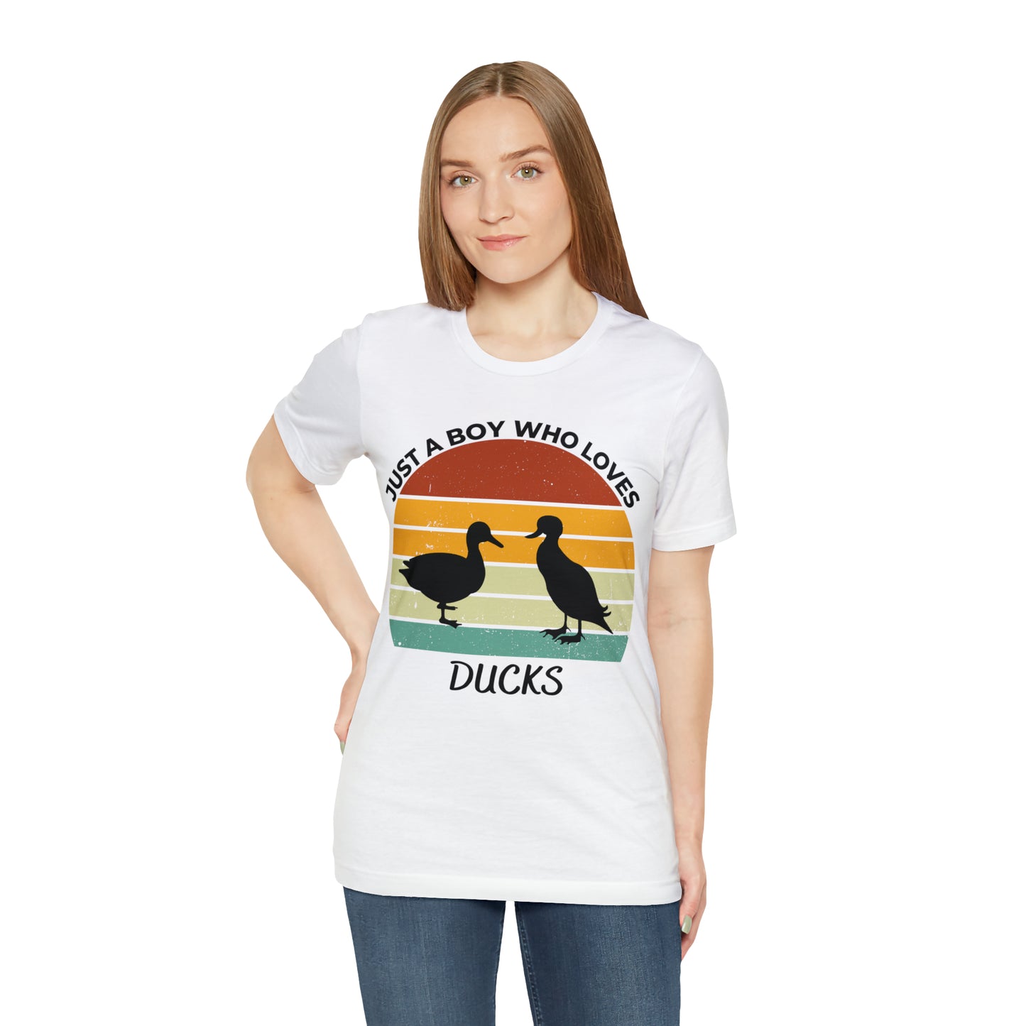 Just a Boy Who Loves Ducks Short Sleeve Tee