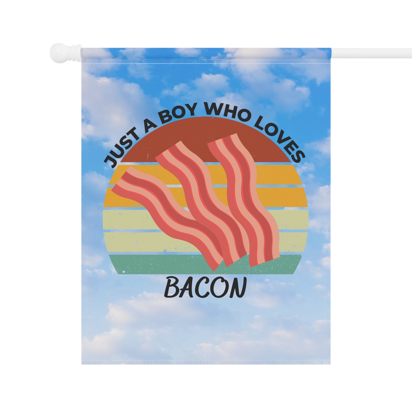 Just a Boy Who Loves Bacon Garden & House Banner