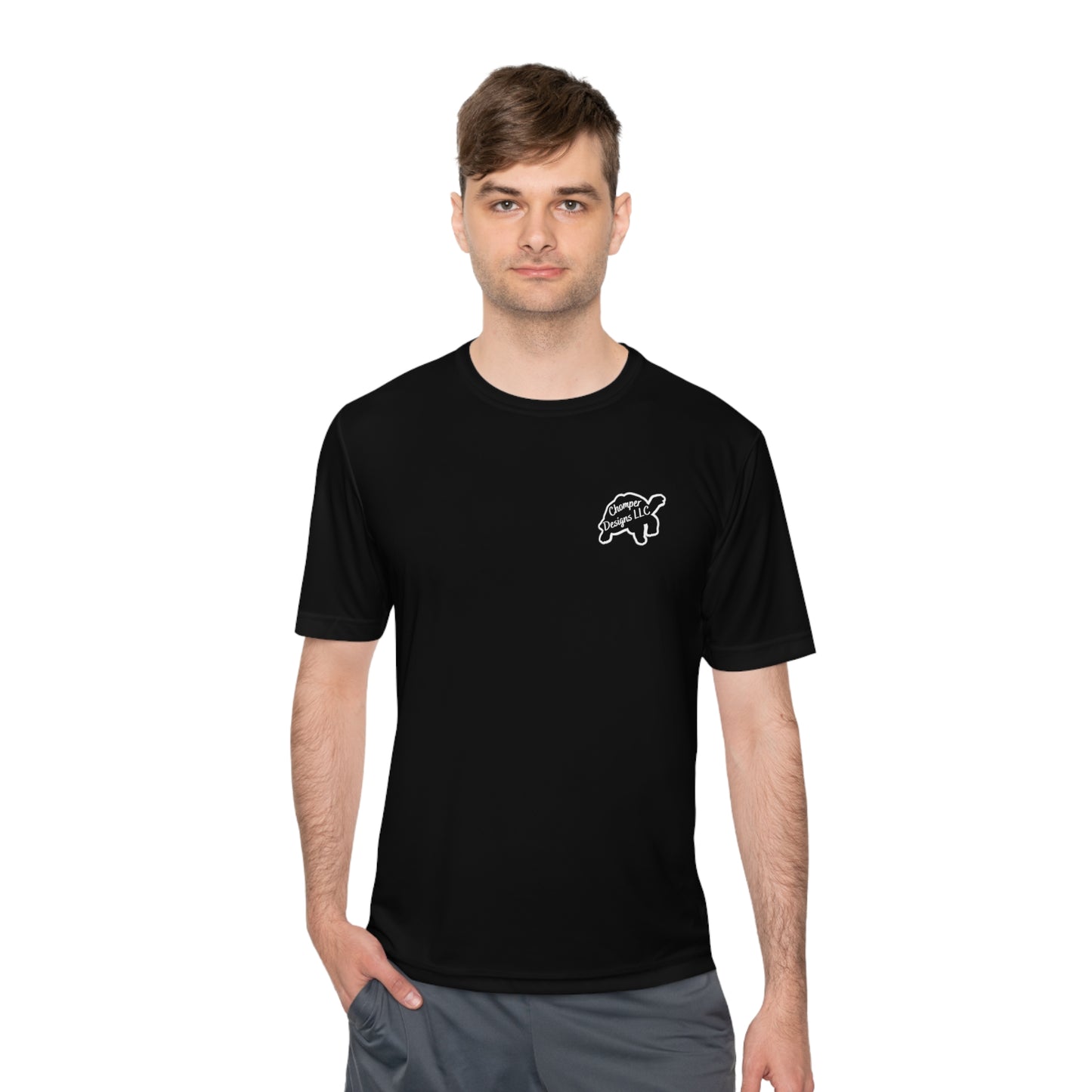 Chomper Designs Logo WearUnisex Moisture Wicking Tee