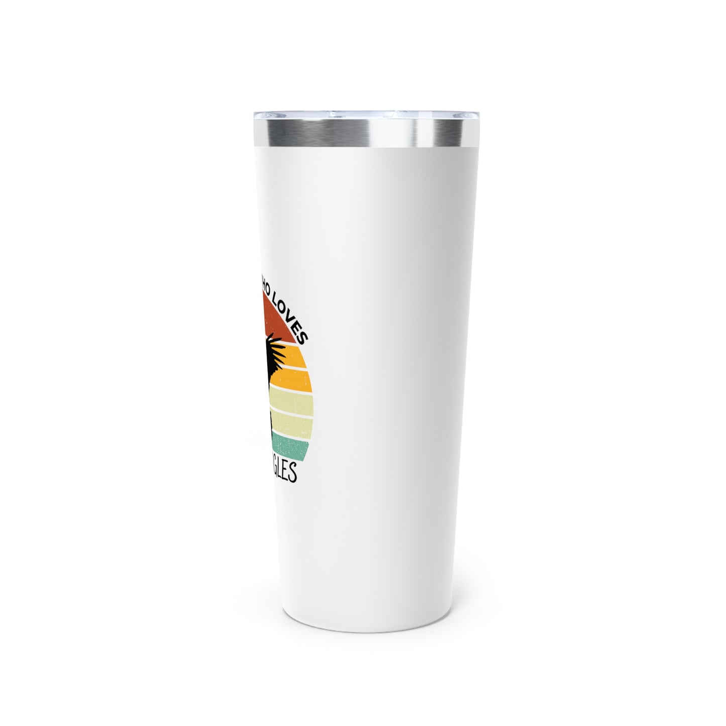 Just a Boy Who Loves Bald Eagles Copper Vacuum Insulated Tumbler, 22oz