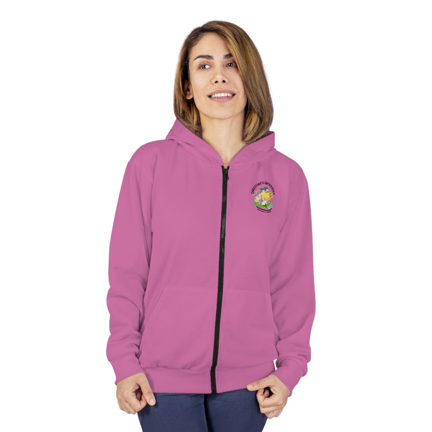 Christine's Groceries Unisex Zip Hoodie