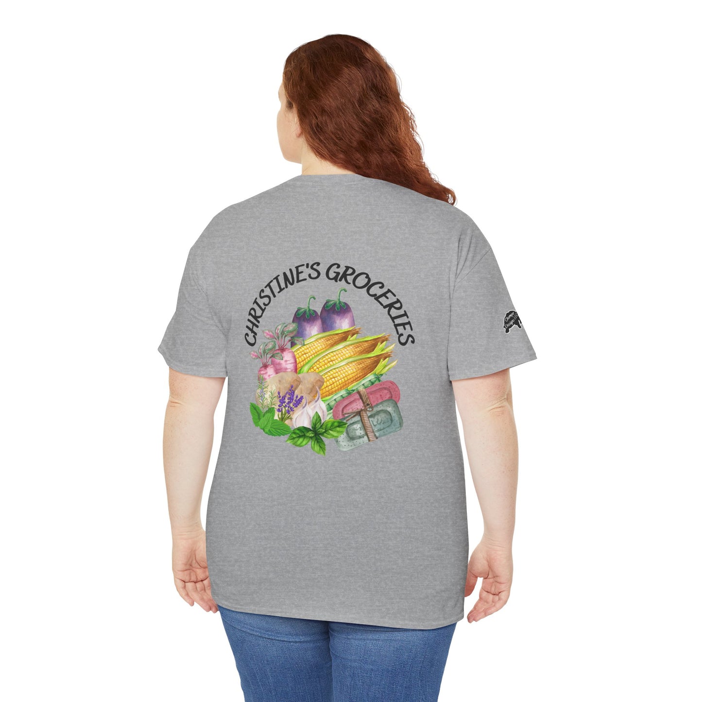 Christine's Groceries Logo Wear Event Shirt Unisex Cotton Tee