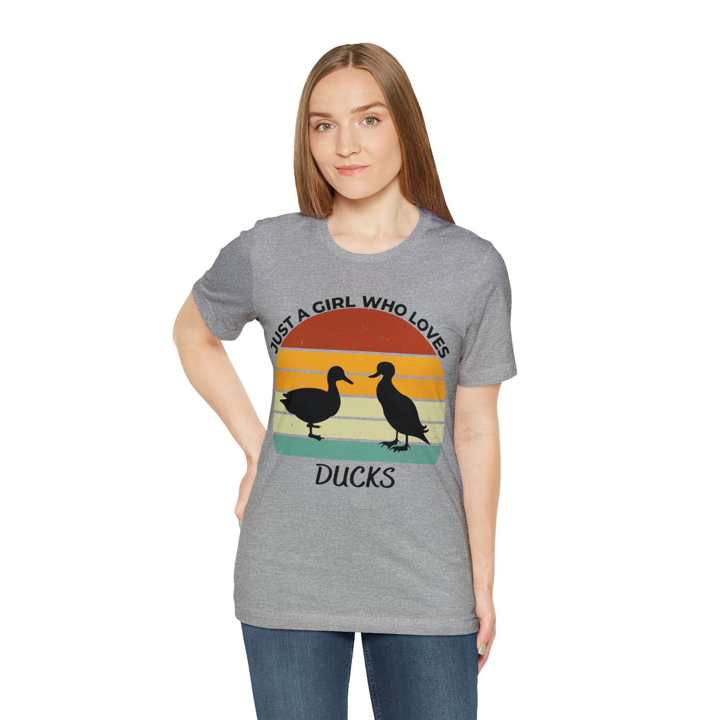 Just a Girl Who Loves Ducks Short Sleeve Tee