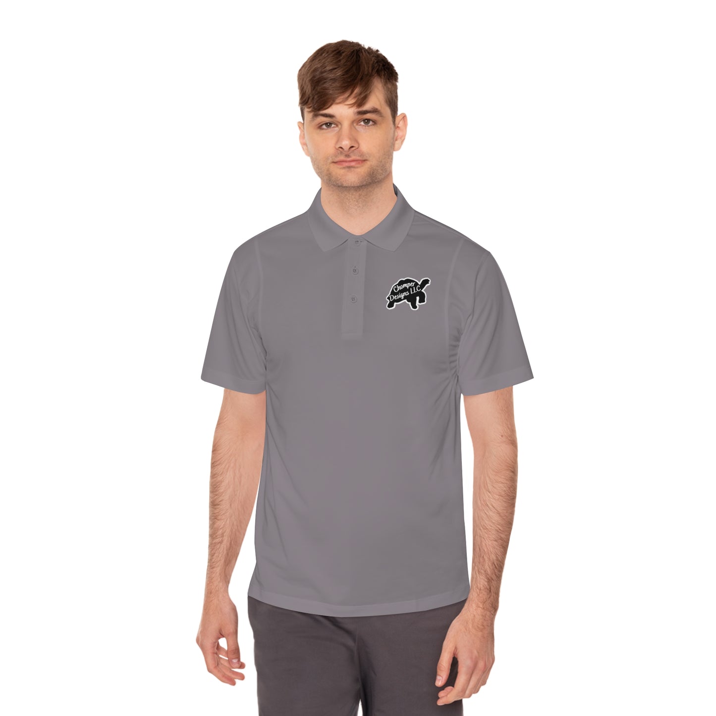 Chomper Designs Logo wear Men's Sport Polo Shirt