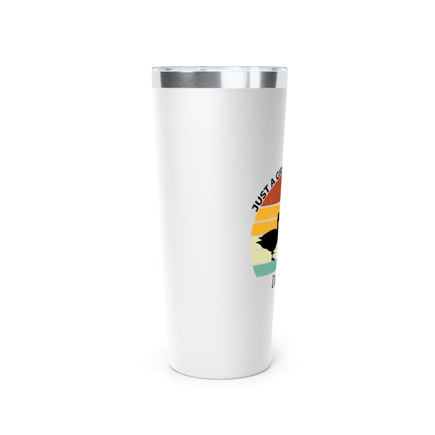 Just a Girl Who Loves Ducks Copper Vacuum Insulated Tumbler, 22oz