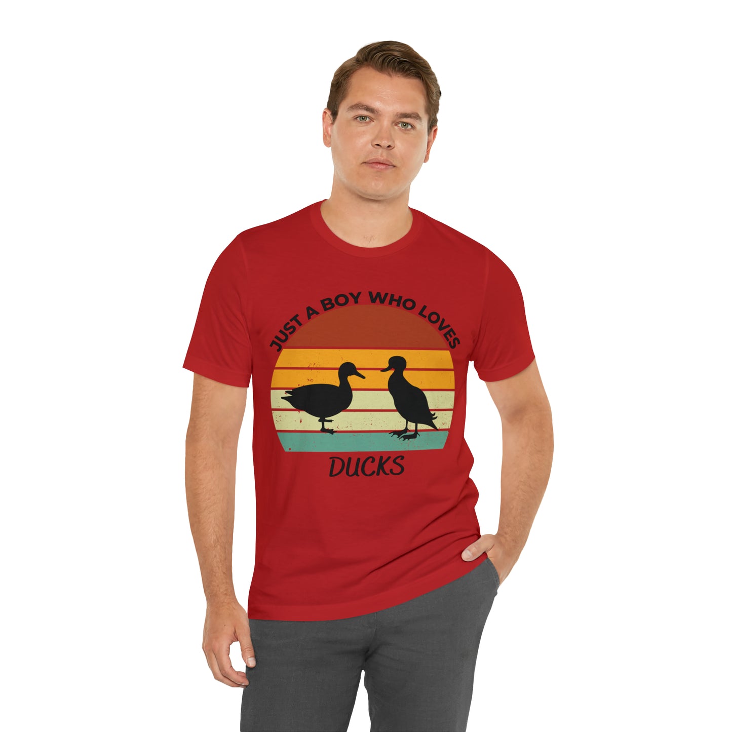 Just a Boy Who Loves Ducks Short Sleeve Tee