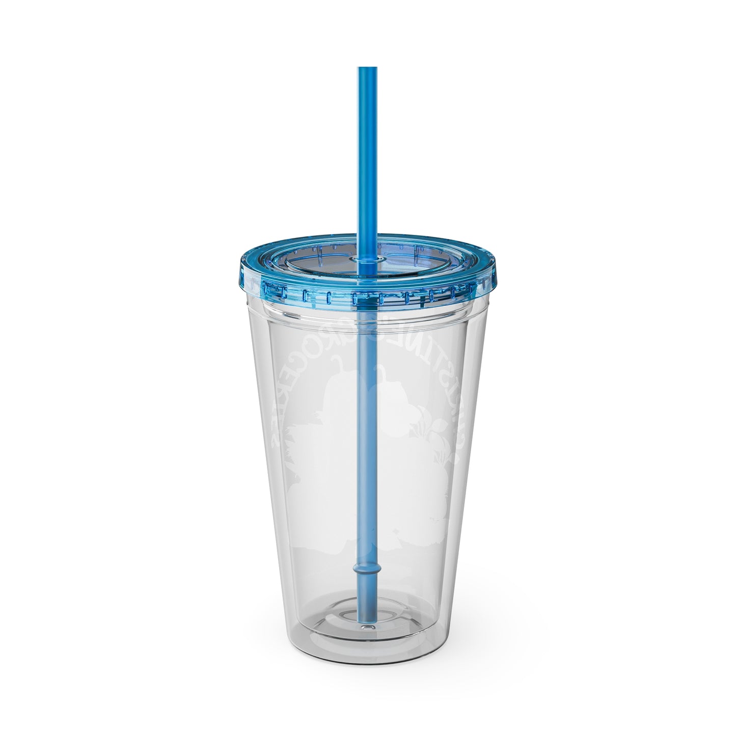 Christine's Groceries Sunsplash Tumbler with Straw, 16oz