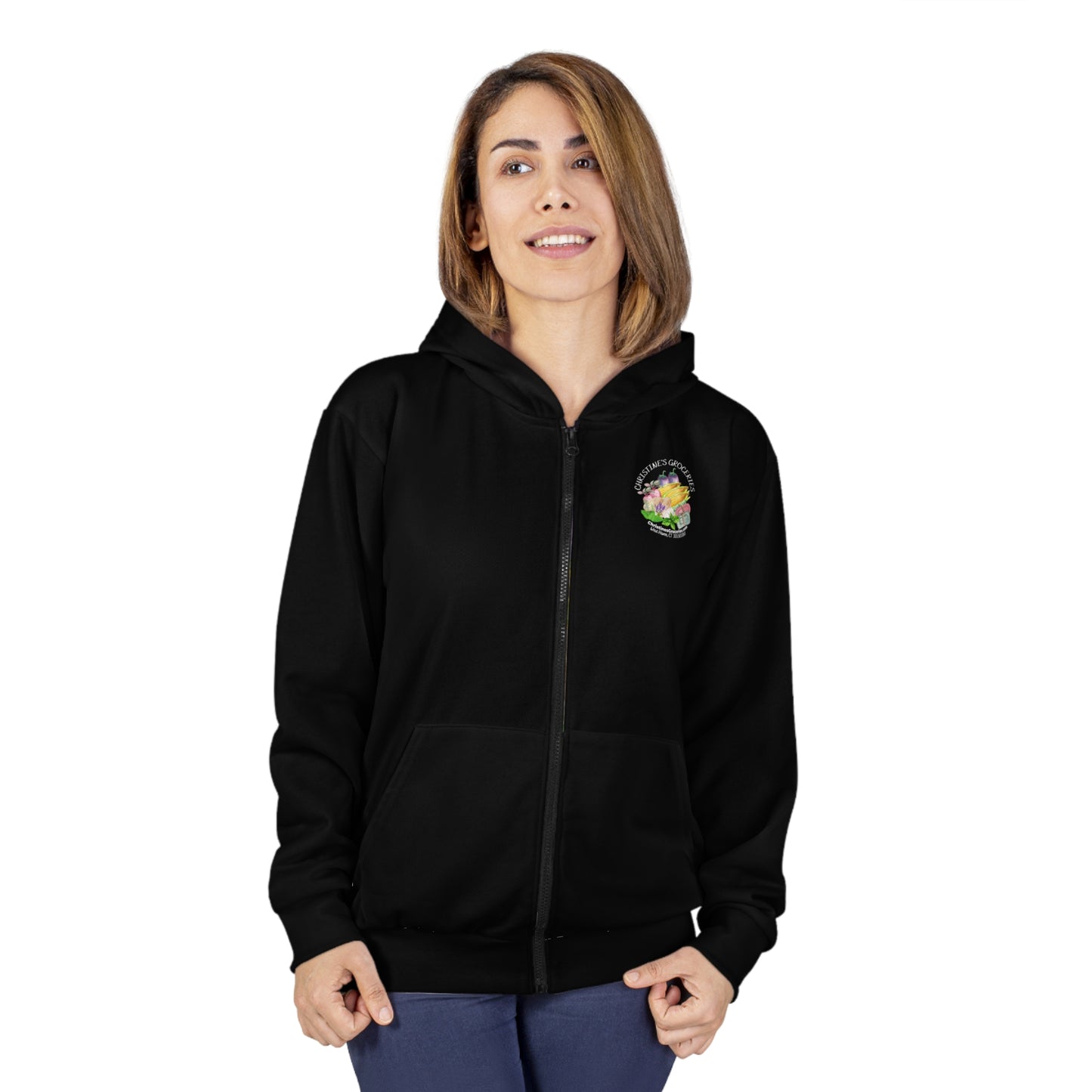 Christine's Groceries Unisex Zip Hoodie