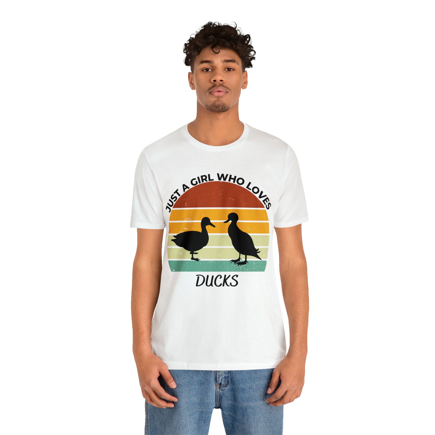 Just a Girl Who Loves Ducks Short Sleeve Tee