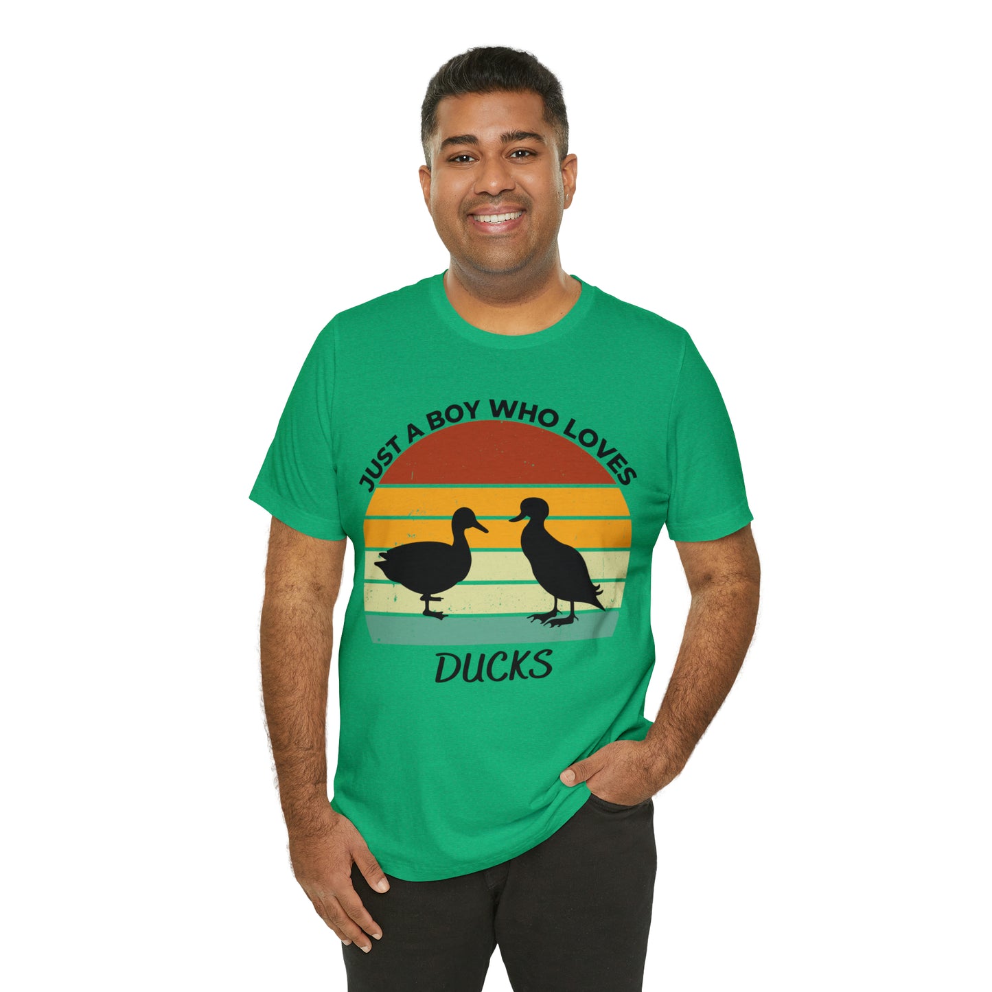 Just a Boy Who Loves Ducks Short Sleeve Tee