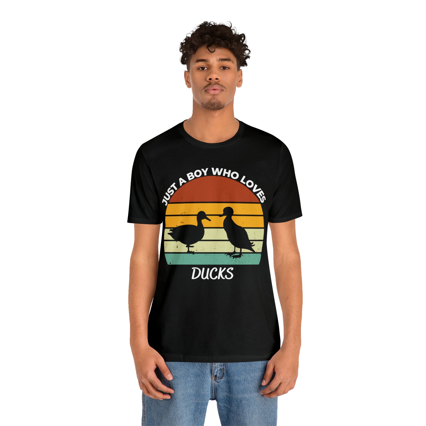 Just a Boy Who Loves Ducks Short Sleeve Tee