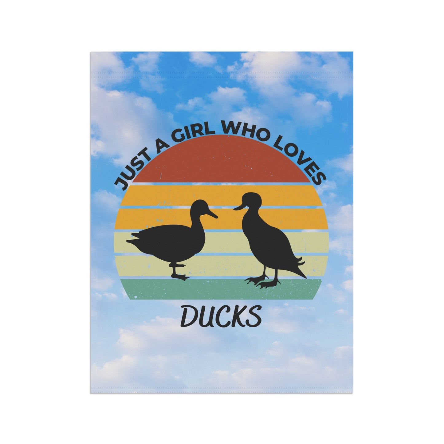 Just a Girl Who Loves Ducks Garden & House Banner