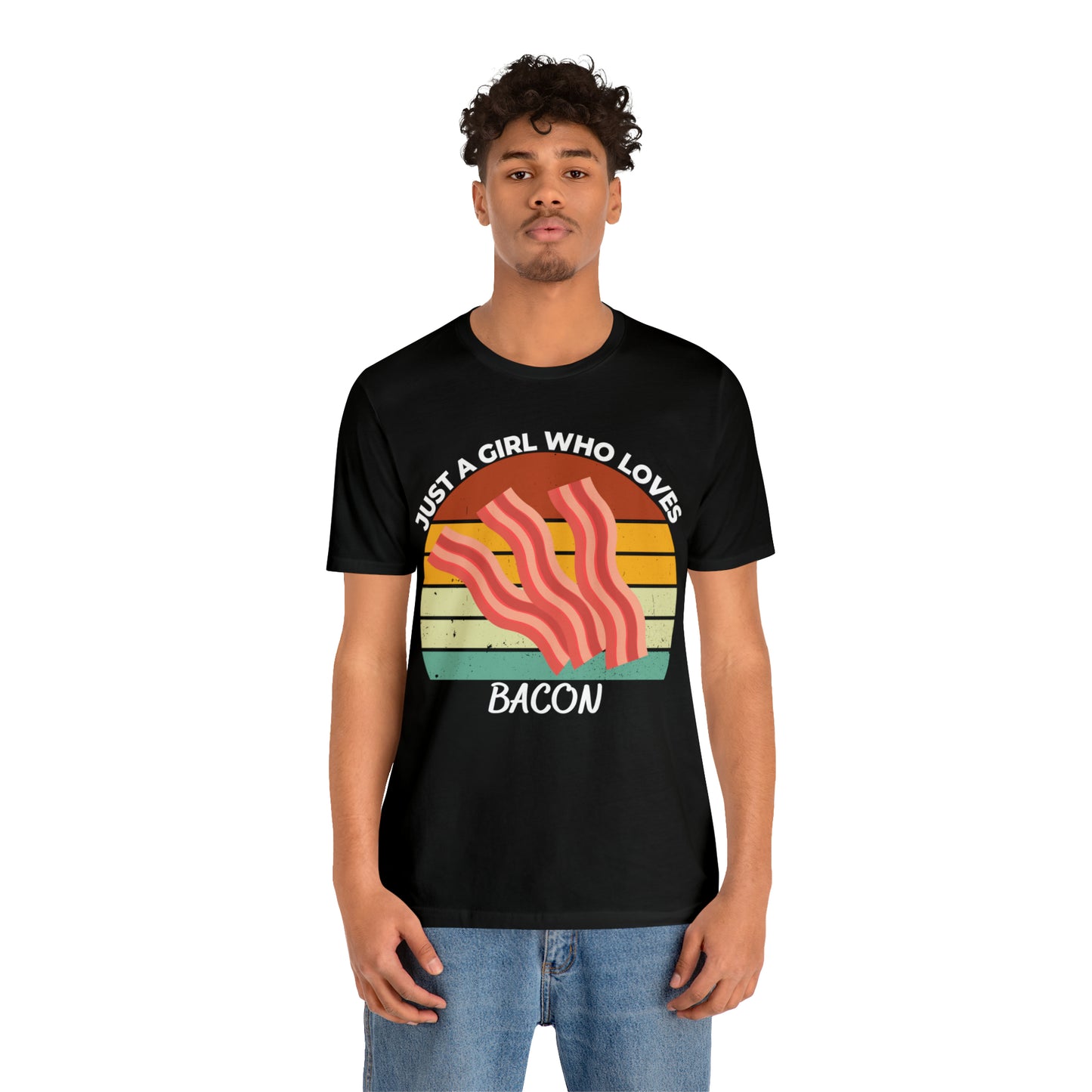 Just a Girl Who Loves Bacon Short Sleeve Tee