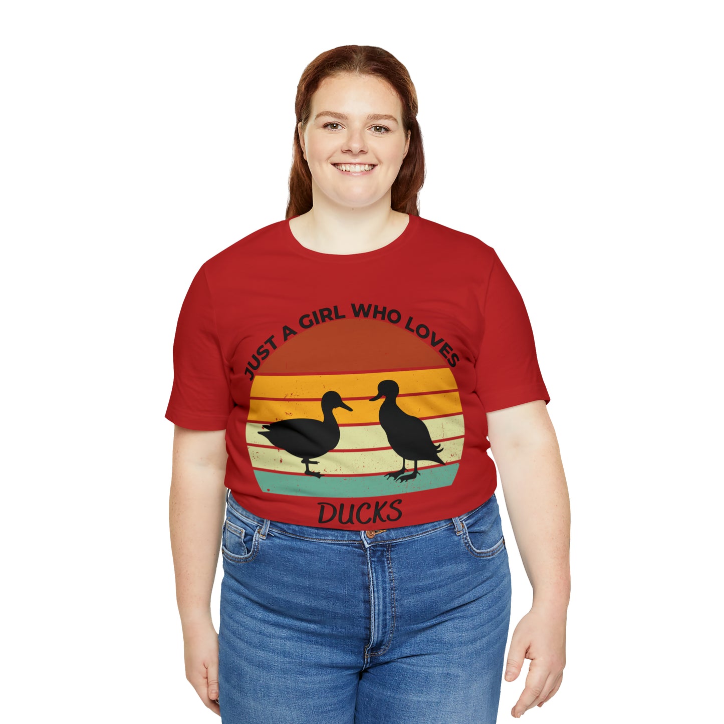 Just a Girl Who Loves Ducks Short Sleeve Tee