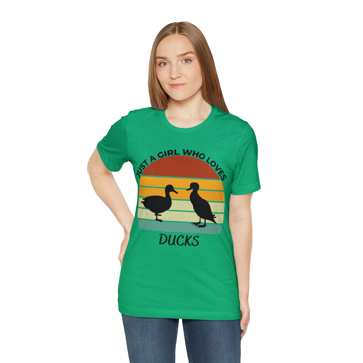 Just a Girl Who Loves Ducks Short Sleeve Tee