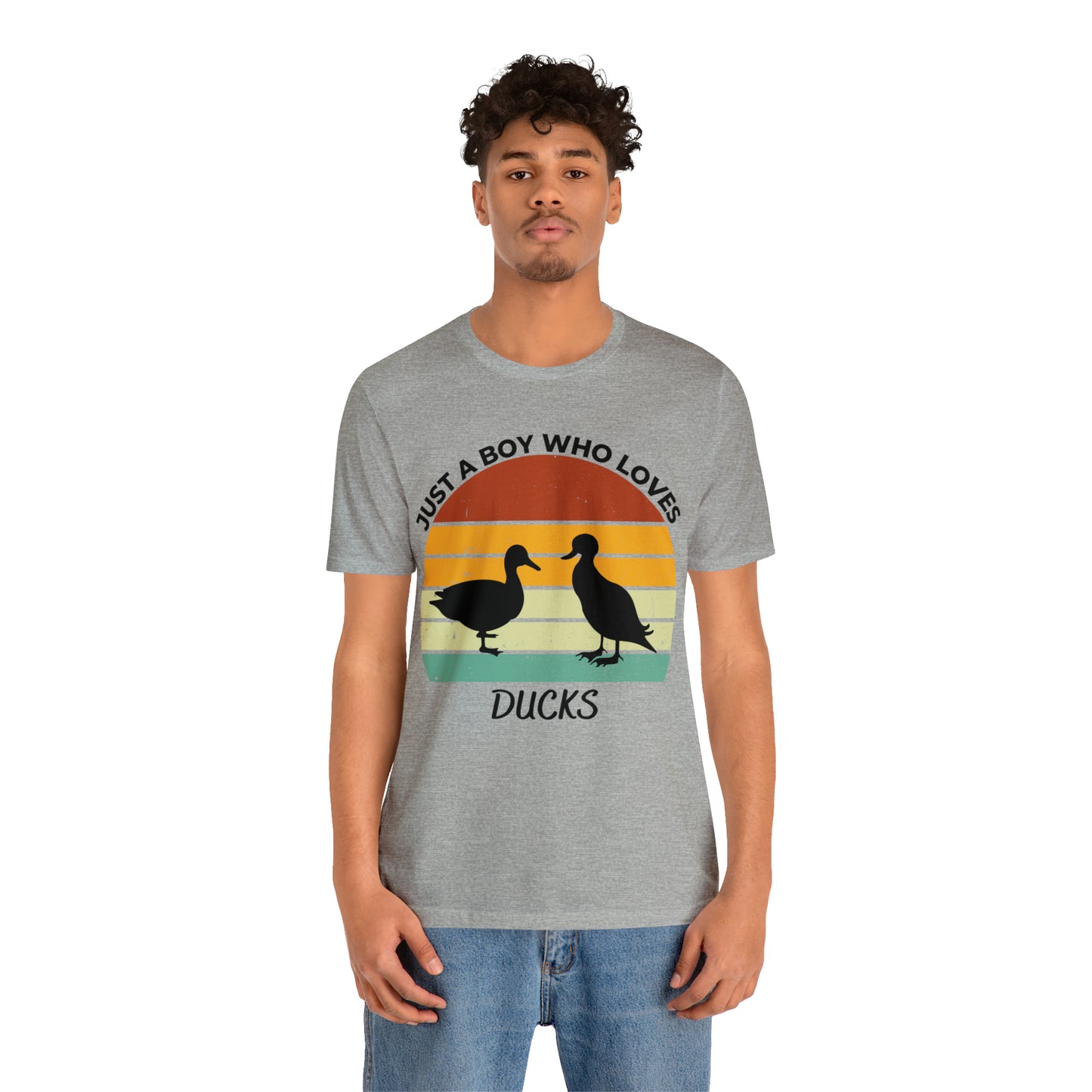 Just a Boy Who Loves Ducks Short Sleeve Tee