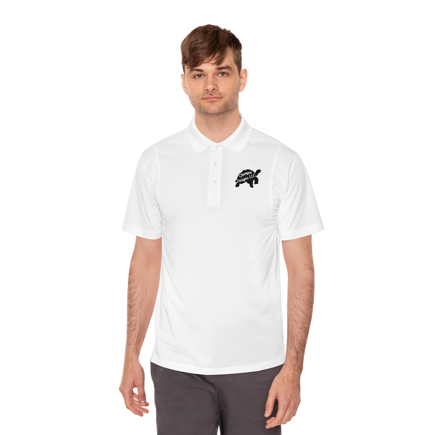 Chomper Designs Logo wear Men's Sport Polo Shirt