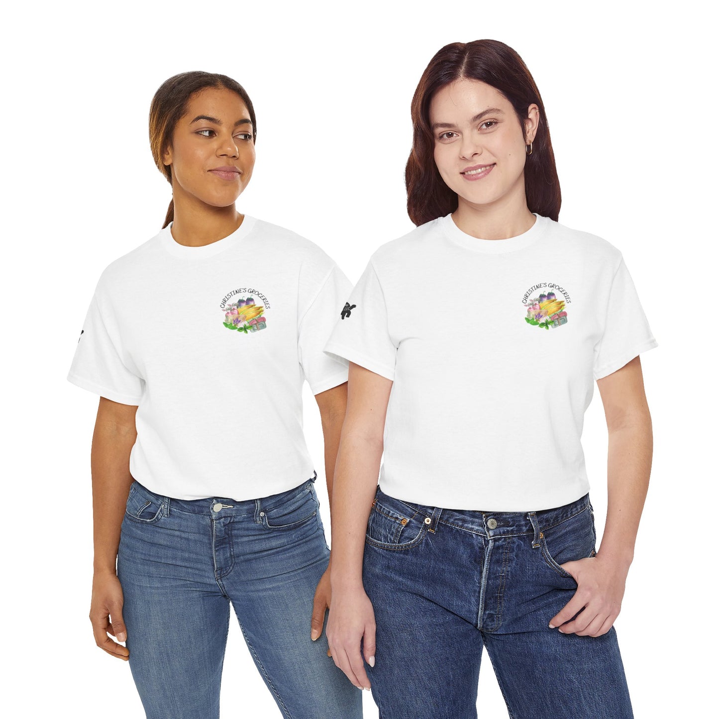 Christine's Groceries Logo Wear Event Shirt Unisex Cotton Tee