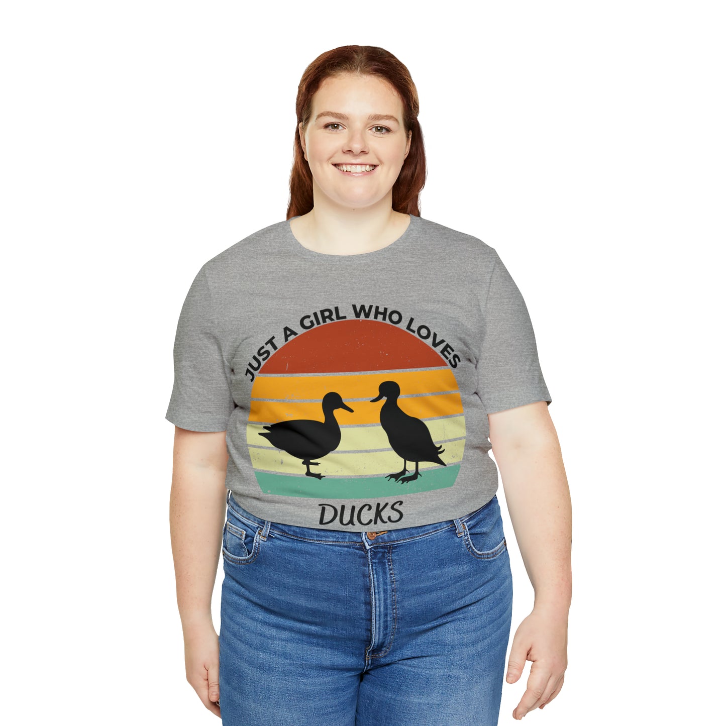 Just a Girl Who Loves Ducks Short Sleeve Tee