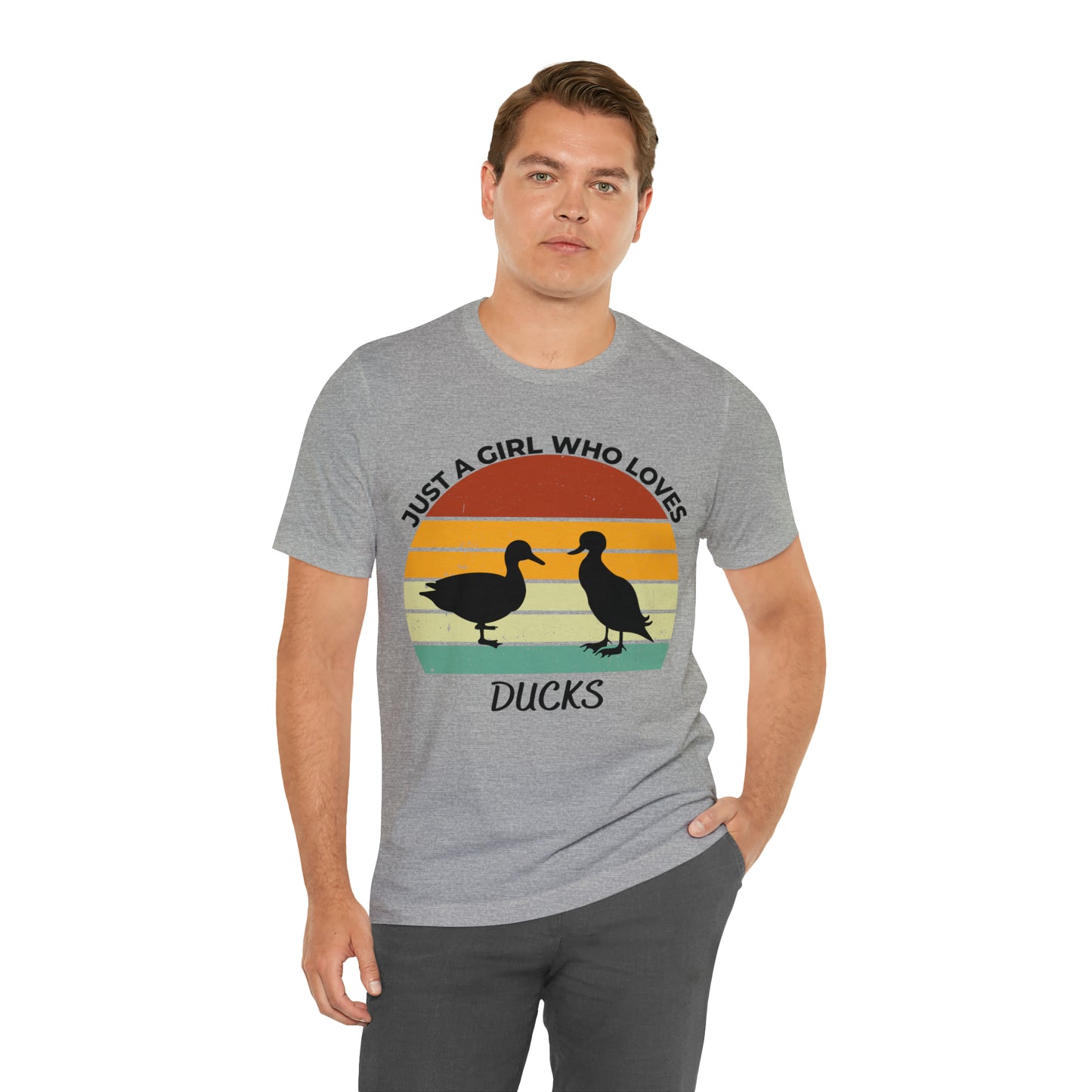 Just a Girl Who Loves Ducks Short Sleeve Tee