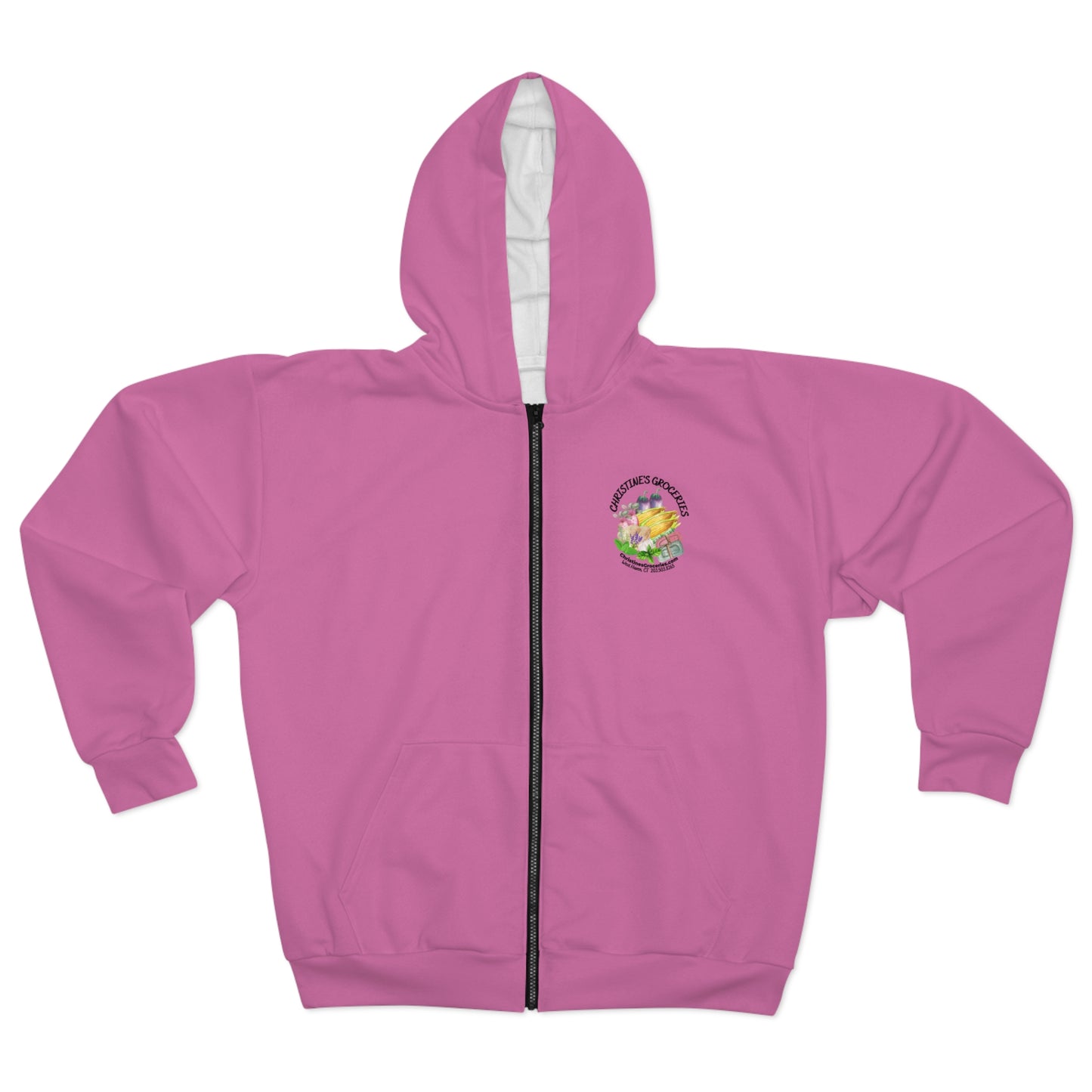 Christine's Groceries Unisex Zip Hoodie