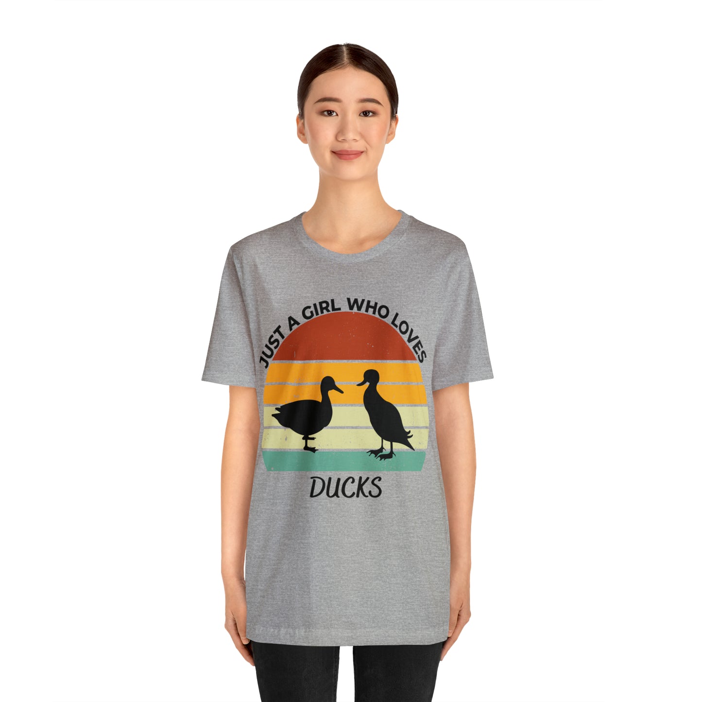 Just a Girl Who Loves Ducks Short Sleeve Tee