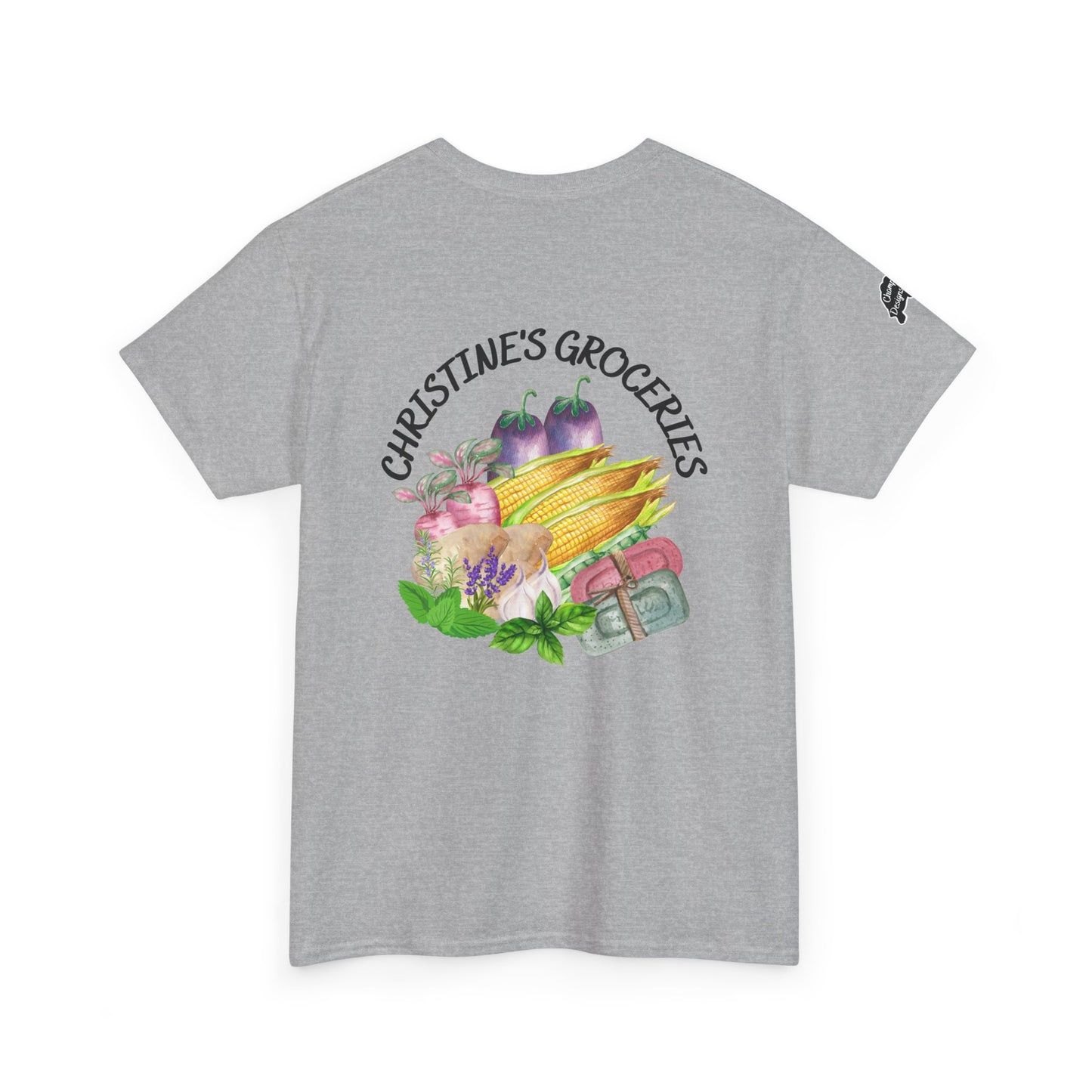 Christine's Groceries Logo Wear Event Shirt Unisex Cotton Tee