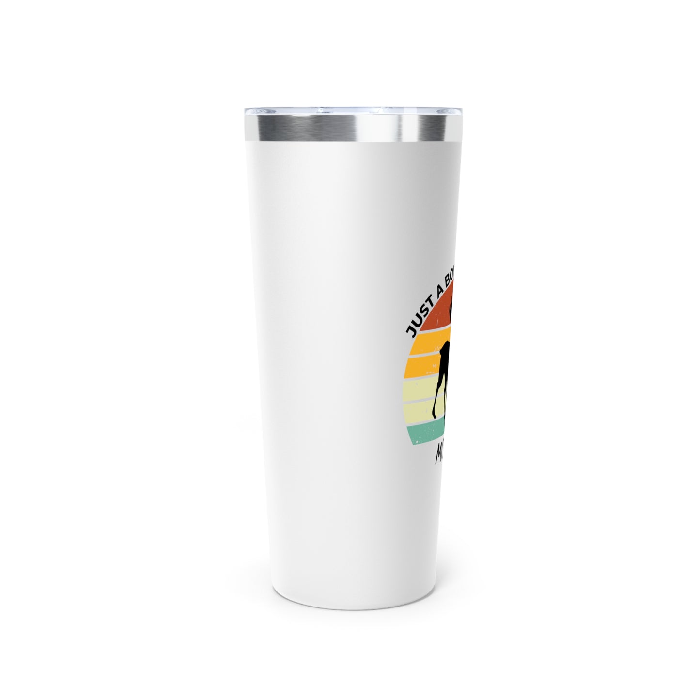 Just a Boy Who Loves Moose Copper Vacuum Insulated Tumbler, 22oz