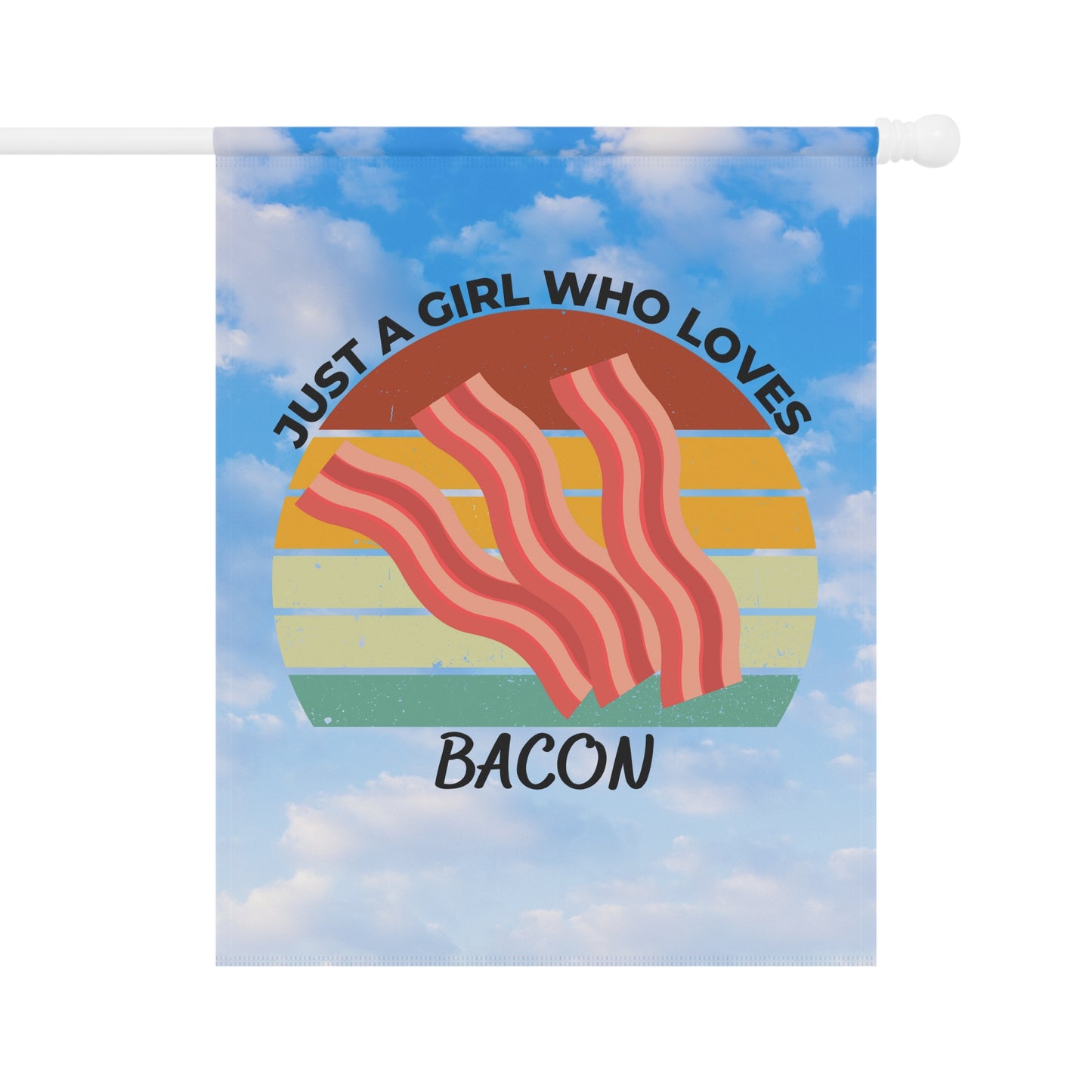 Just a Girl Who Loves Bacon Garden & House Banner