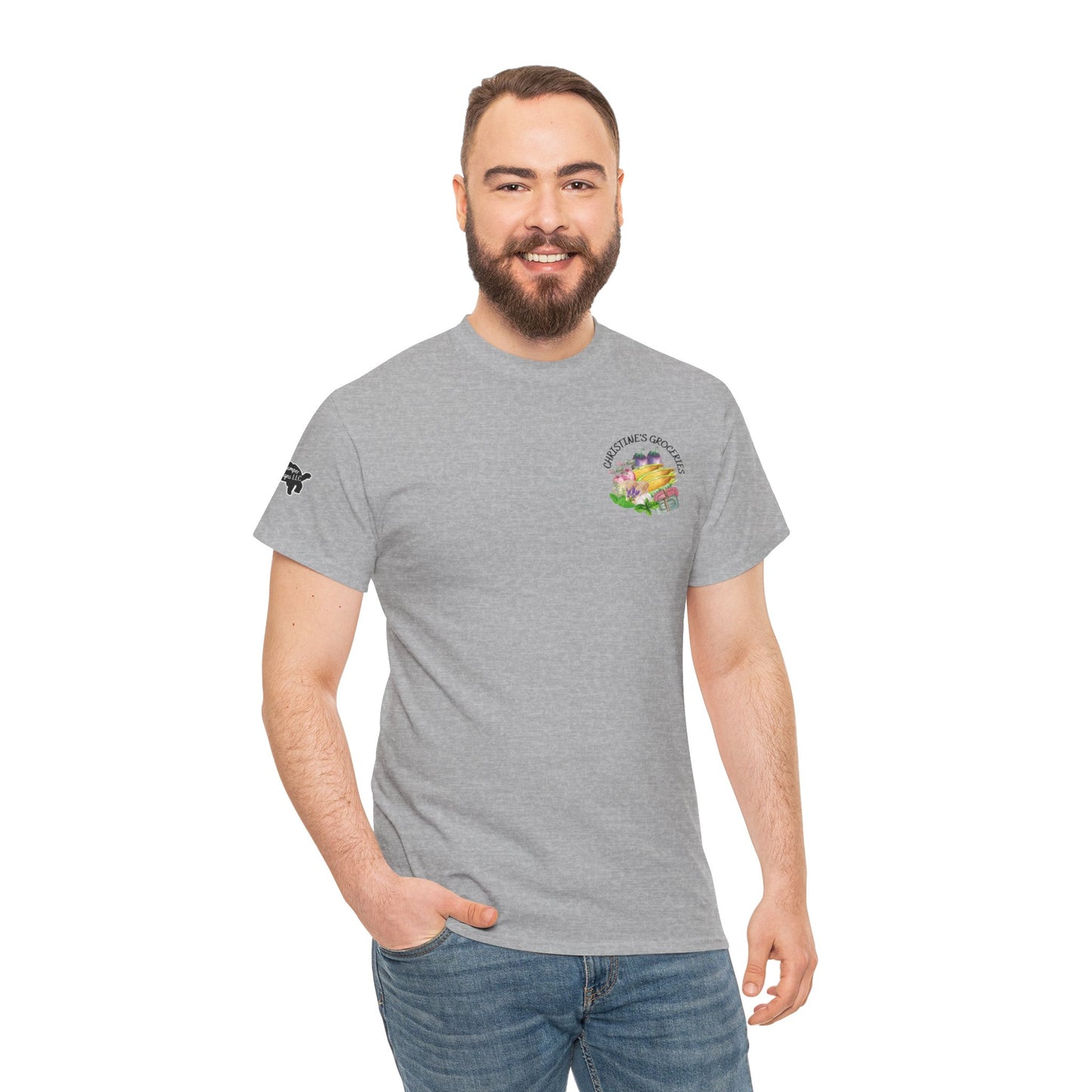 Christine's Groceries Logo Wear Event Shirt Unisex Cotton Tee