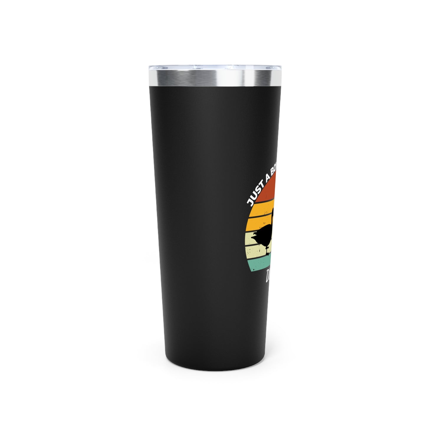 Just a Boy Who Loves Ducks Copper Vacuum Insulated Tumbler, 22oz