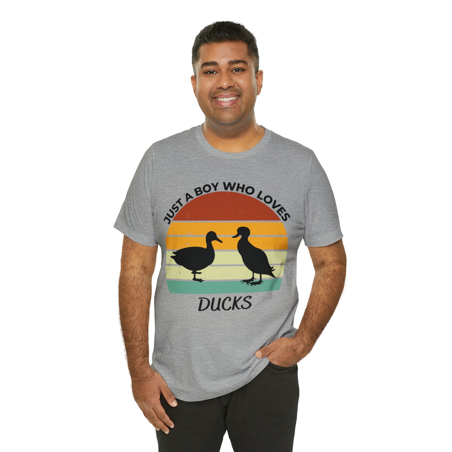 Just a Boy Who Loves Ducks Short Sleeve Tee