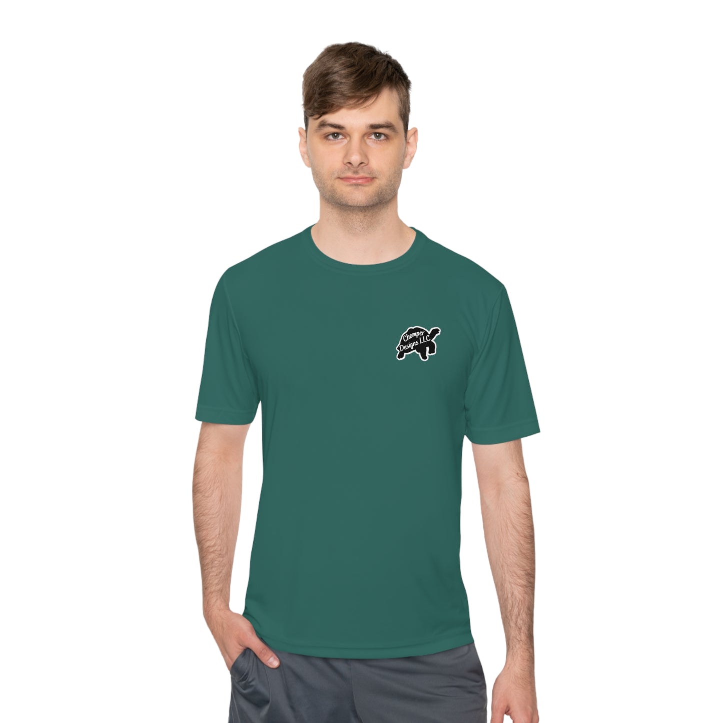 Chomper Designs Logo WearUnisex Moisture Wicking Tee