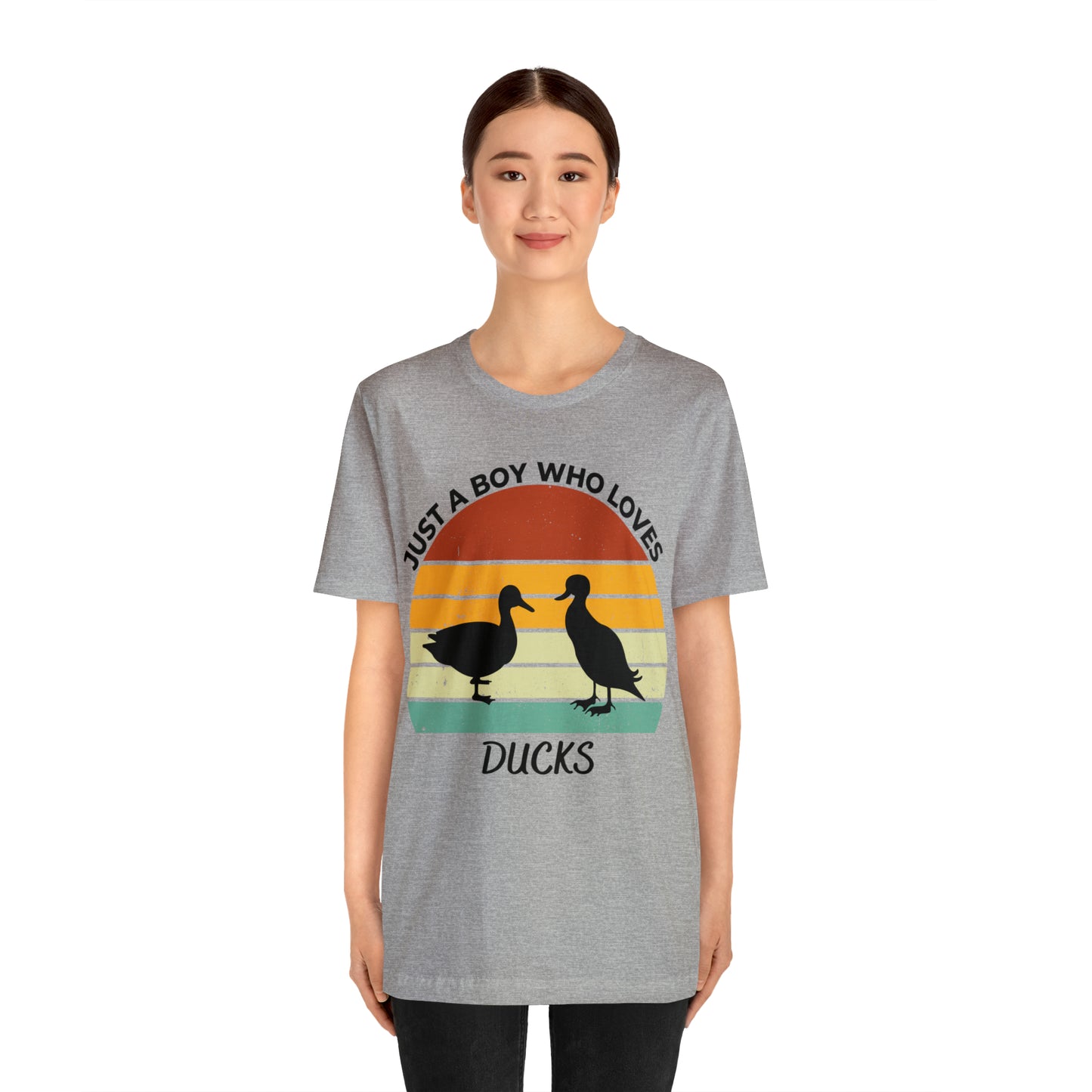 Just a Boy Who Loves Ducks Short Sleeve Tee