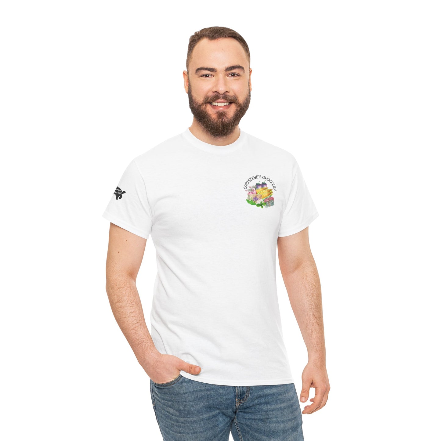 Christine's Groceries Logo Wear Event Shirt Unisex Cotton Tee