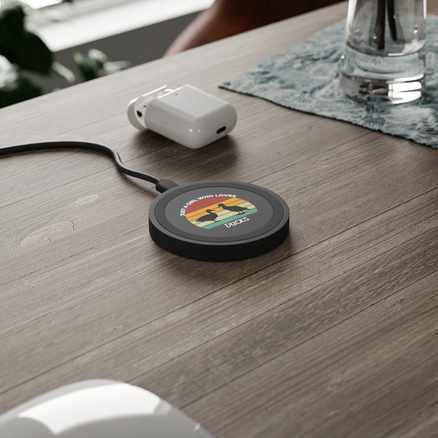 Just a Girl Who Loves Ducks Quake Wireless Charging Pad