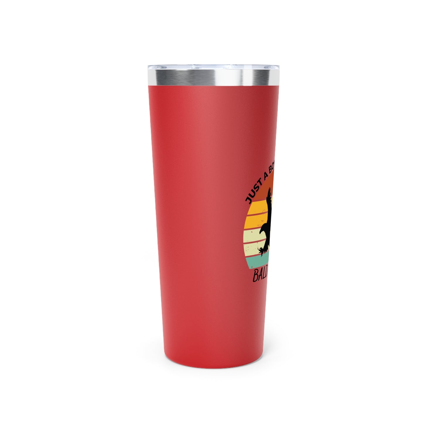 Just a Boy Who Loves Bald Eagles Copper Vacuum Insulated Tumbler, 22oz