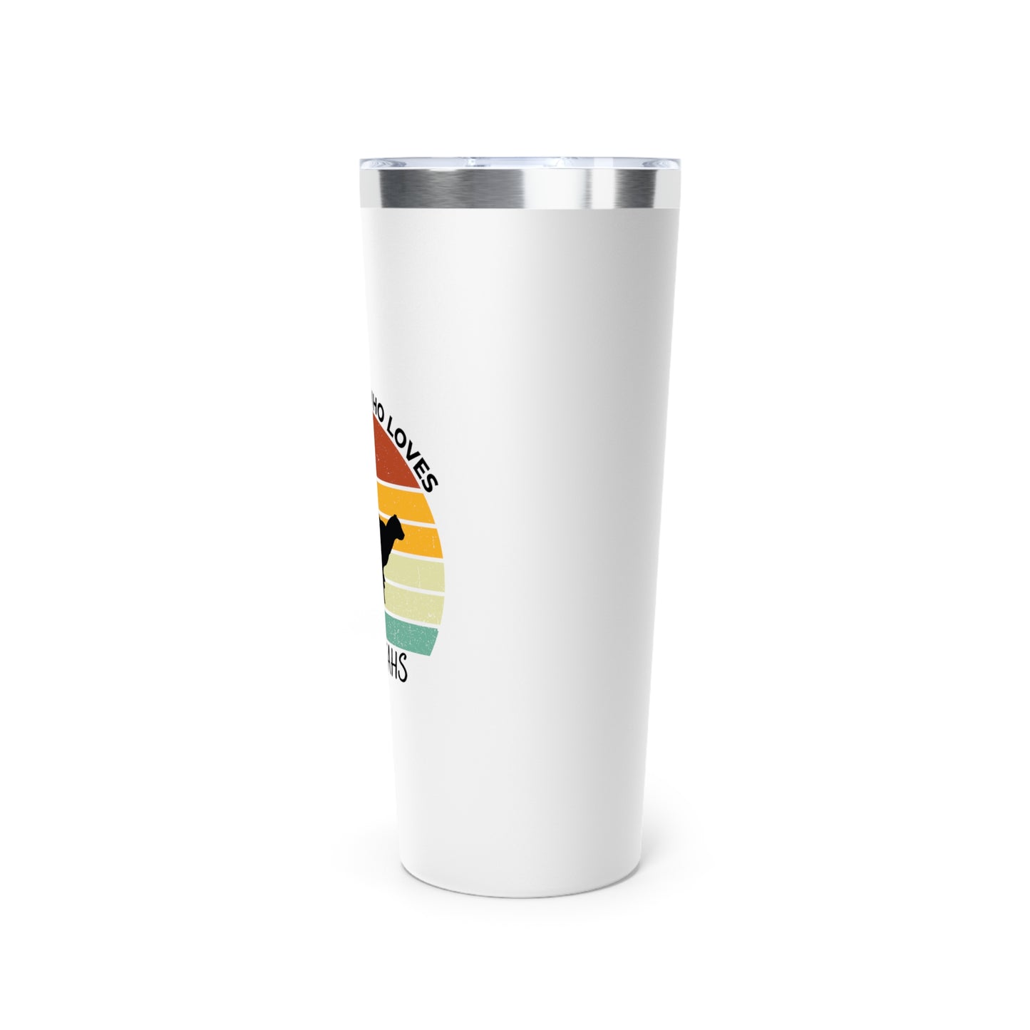 Just a Girl Who Loves Cheetahs Copper Vacuum Insulated Tumbler, 22oz