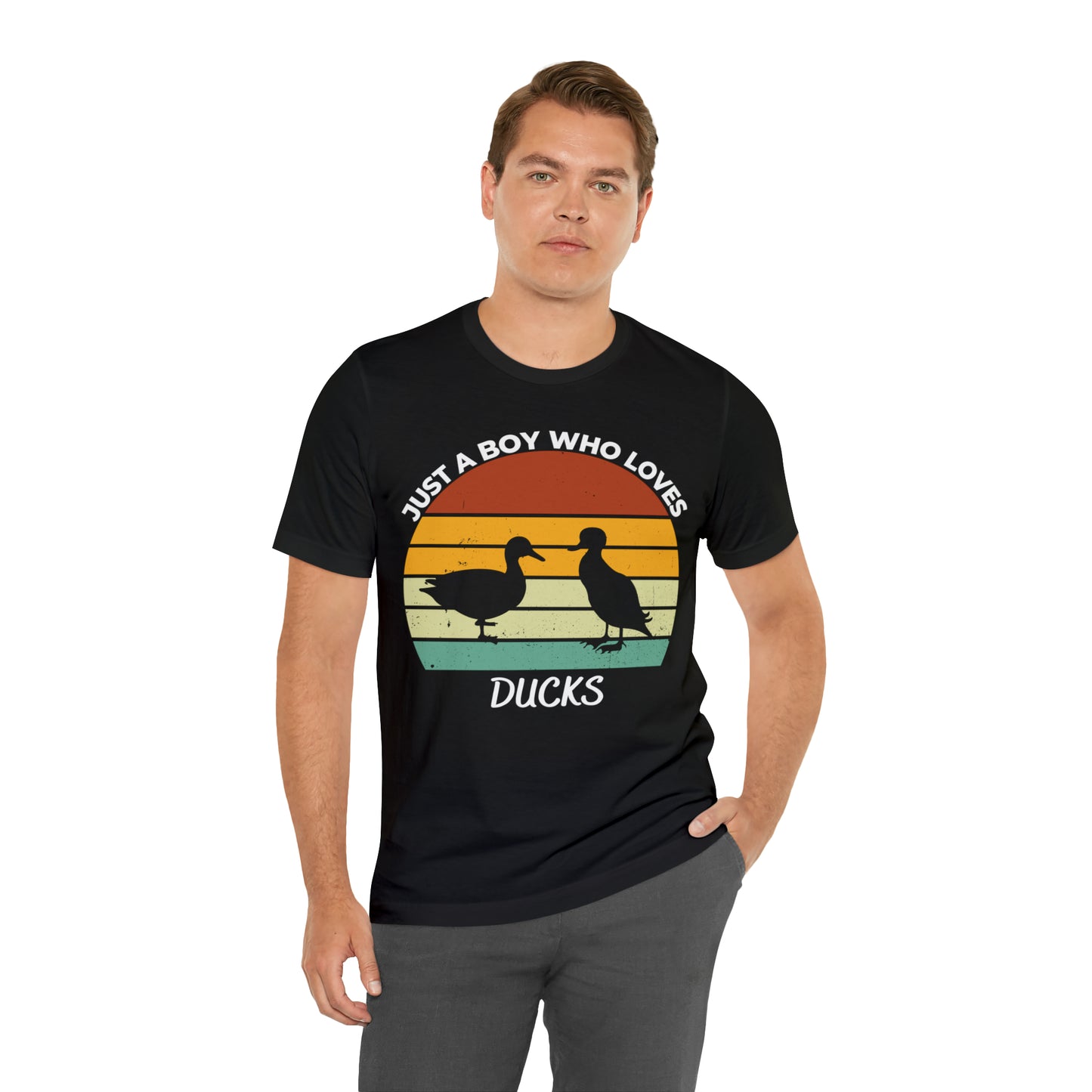 Just a Boy Who Loves Ducks Short Sleeve Tee