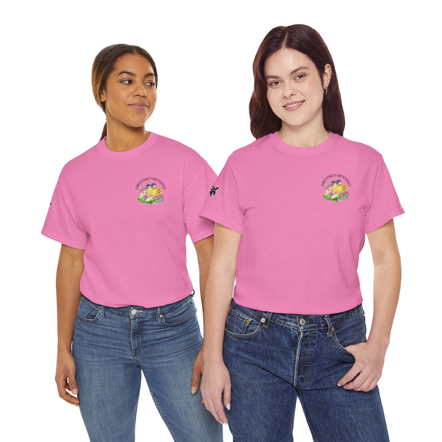 Christine's Groceries Logo Wear Event Shirt Unisex Cotton Tee