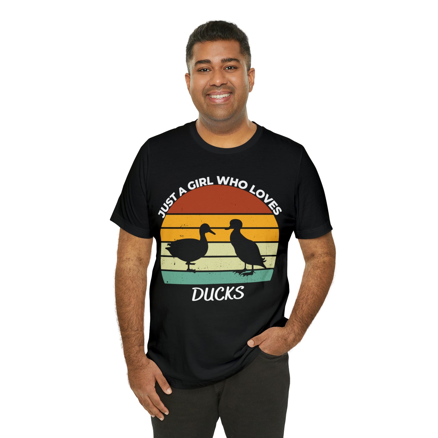 Just a Girl Who Loves Ducks Short Sleeve Tee