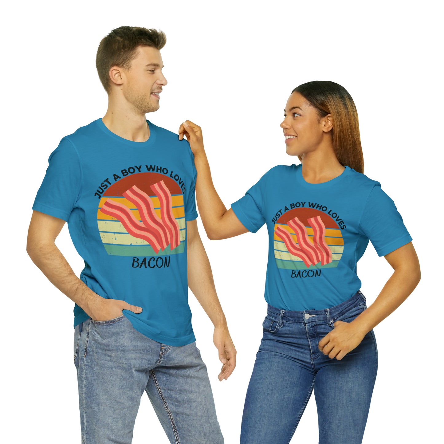 Just a Boy Who Loves Bacon Short Sleeve Tee