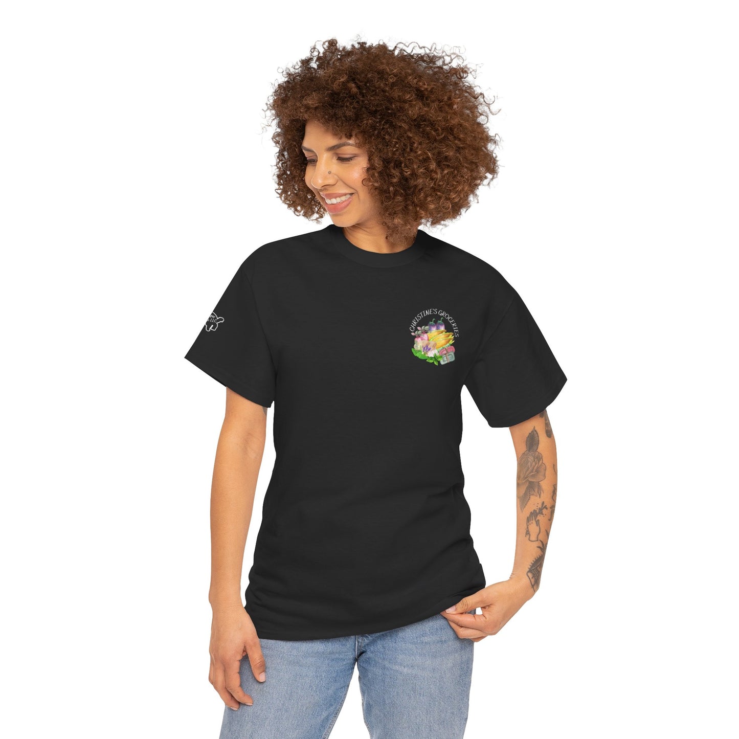 Christine's Groceries Logo Wear Event Shirt Unisex Cotton Tee