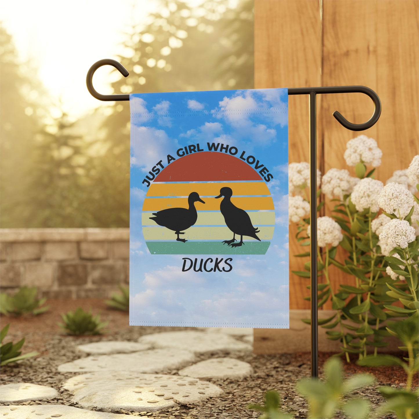 Just a Girl Who Loves Ducks Garden & House Banner