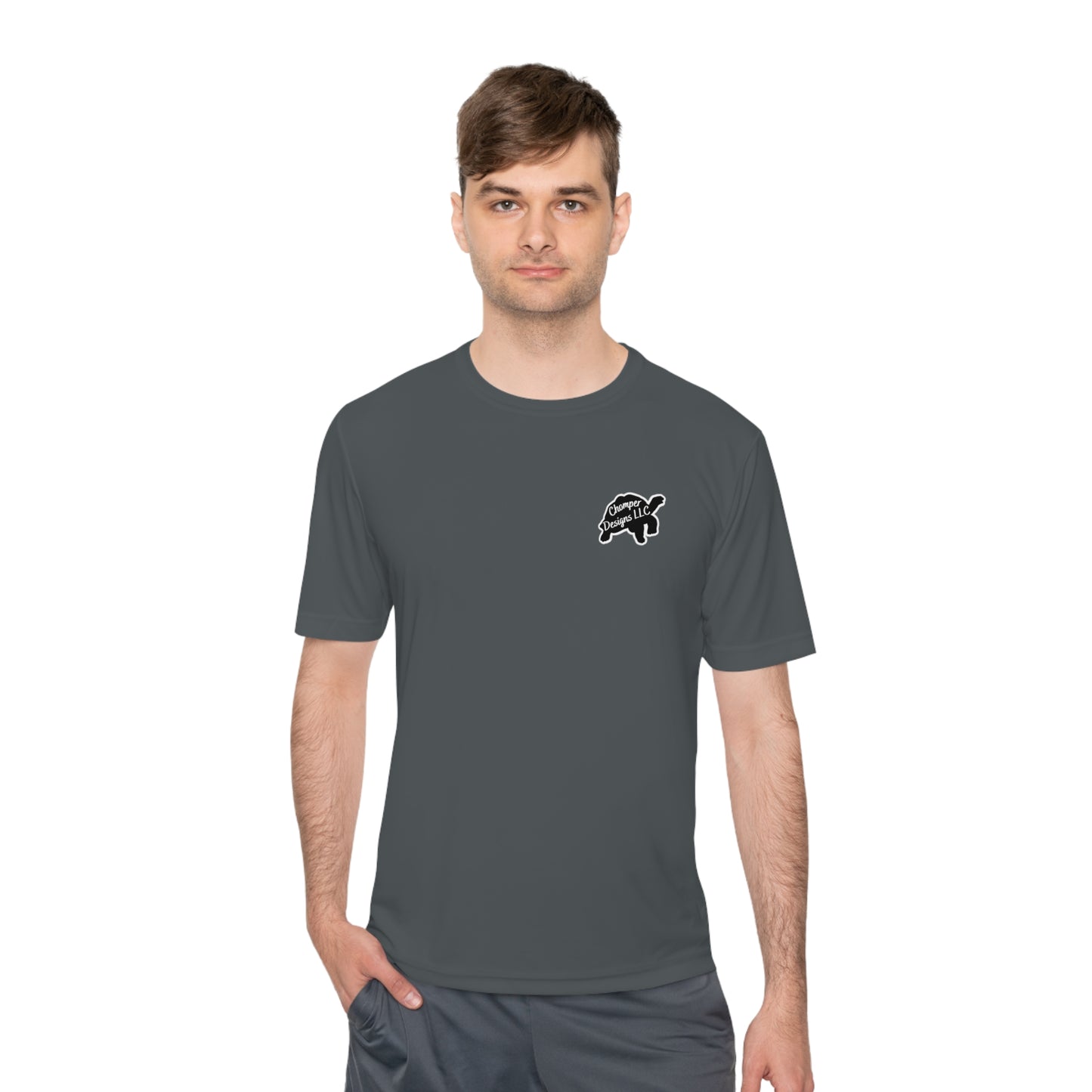 Chomper Designs Logo WearUnisex Moisture Wicking Tee