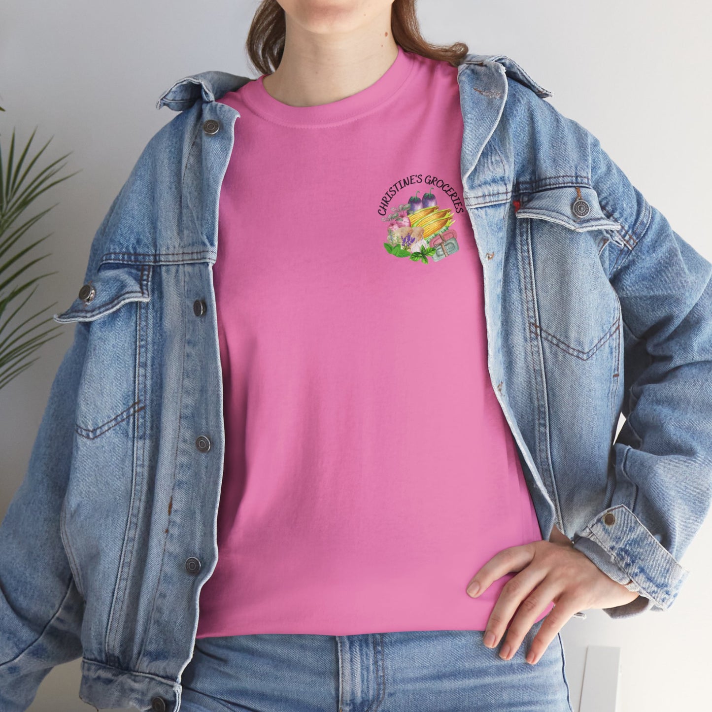 Christine's Groceries Logo Wear Event Shirt Unisex Cotton Tee