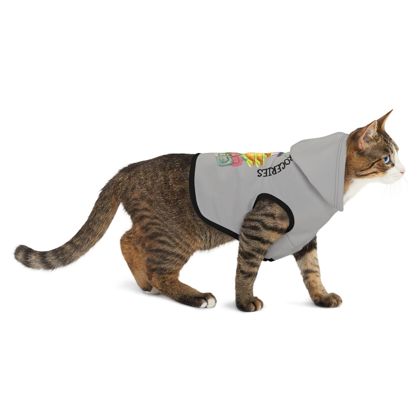 Christine's Groceries Grey Pet Hoodie