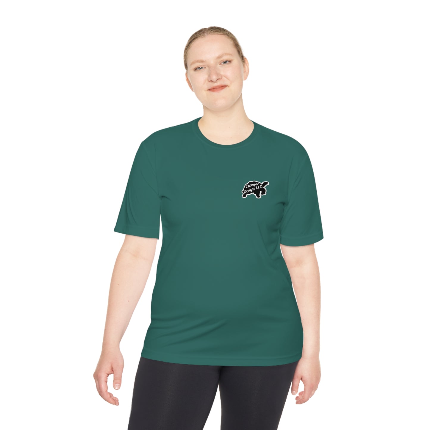 Chomper Designs Logo WearUnisex Moisture Wicking Tee