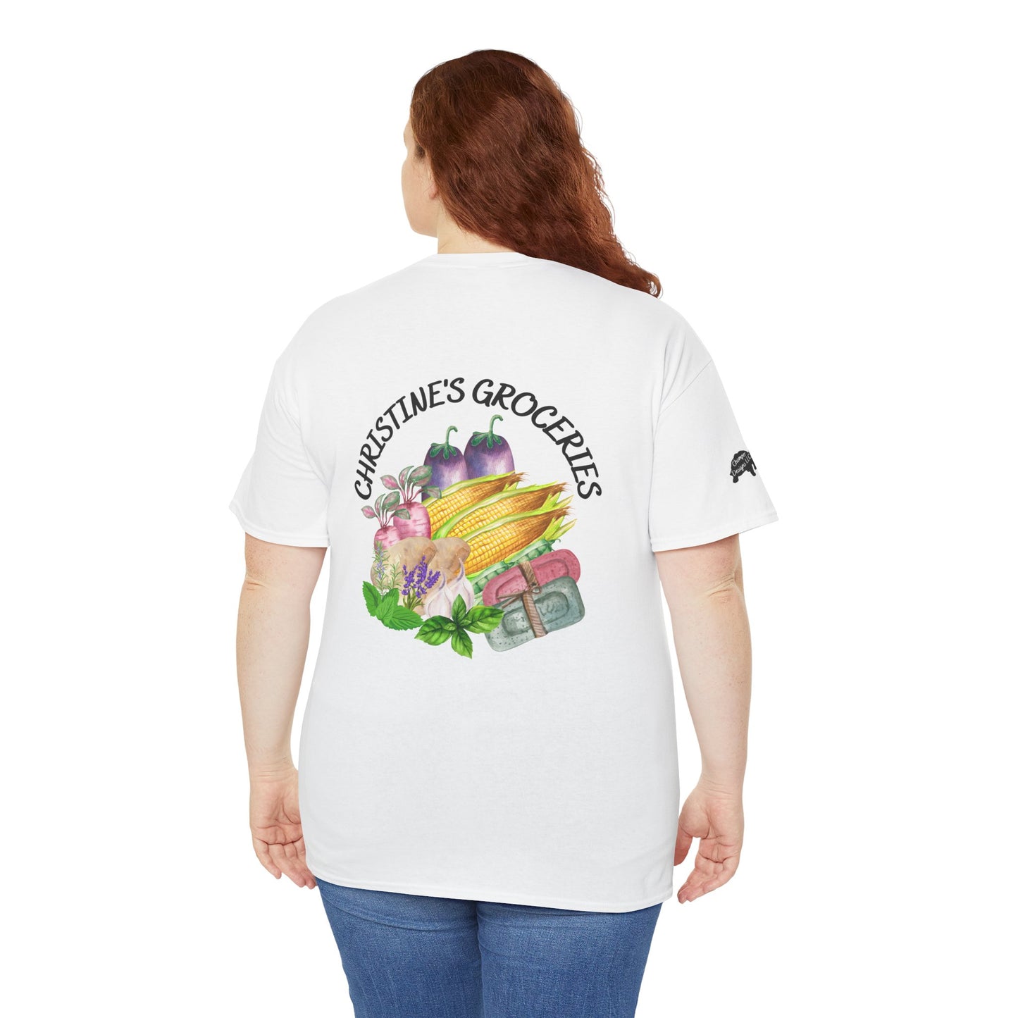 Christine's Groceries Logo Wear Event Shirt Unisex Cotton Tee